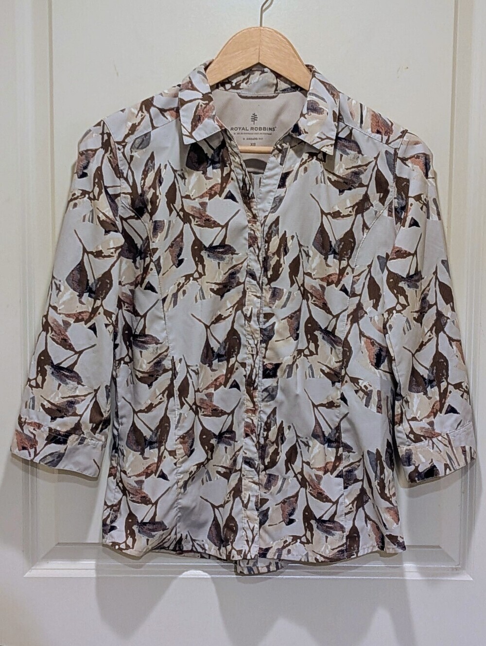 EUC Royal Robbins XS Womens Bug Barrier Expedition II LS Tradewinds